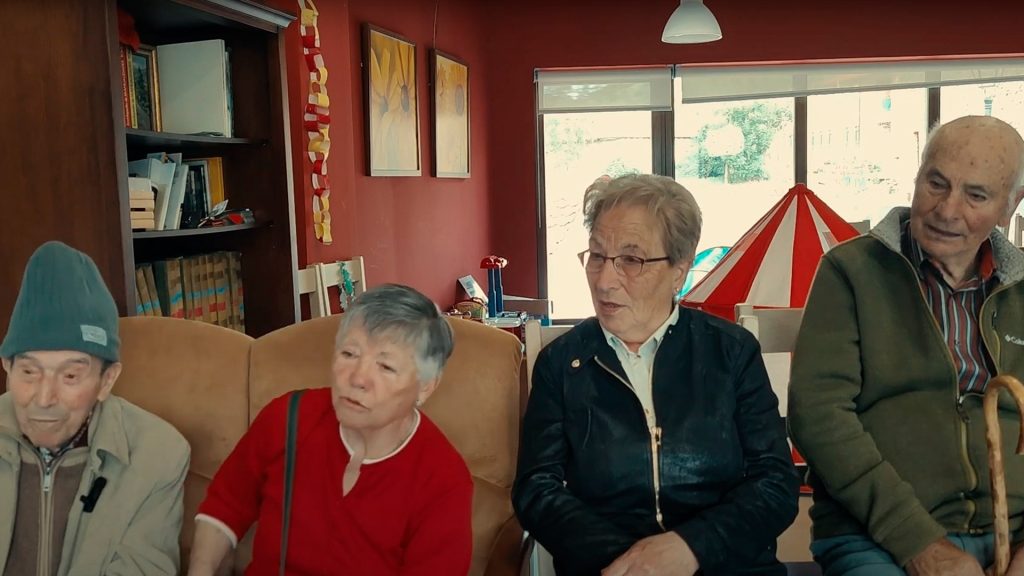 Santos, Sara, Leonardo y Carmen Ojacastro